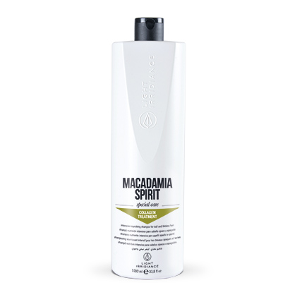 CHAMPU NUTRITIVO MACADAMIA Y COLAGENO 1000ML LIGHT IRRIDIANCE EC
